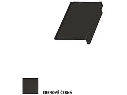 Bramac Tegalit STAR krajní taška pravá ebenově černá