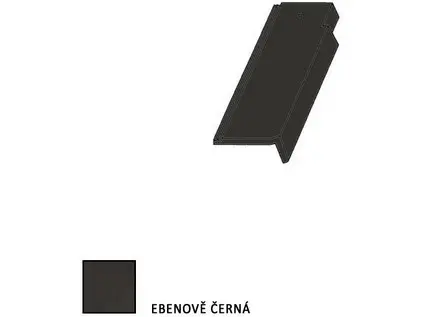 Bramac Tegalit STAR krajní taška pravá půlená ebenově černá