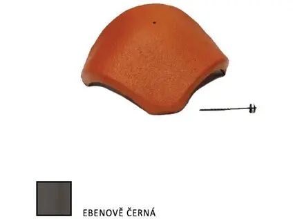 Bramac EU STAR rozdělovací hřebenáč s vrutem ebenově černá