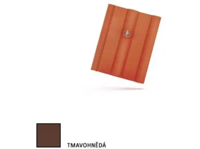 Bramac Classic Protector Plus hromosvodová taška tmavě hnědá