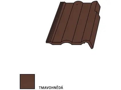 Bramac Classic Protector Plus krajní taška tmavě hnědá