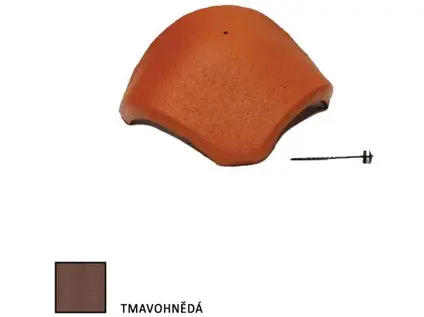 Bramac EU rozdělovací hřebenáč s vrutem Protector tmavě hnědá