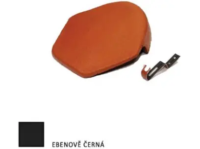 Bramac EU uzávěra hřebene s příchytkou ebenově černá