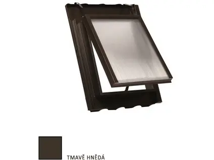 Střešní vikýř Speciál 500x600mm Bramac AT, KM Beta-nová tmavě hnědá