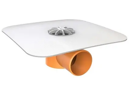 Balkonová vpusť TOPWET TWB 75 PVC V