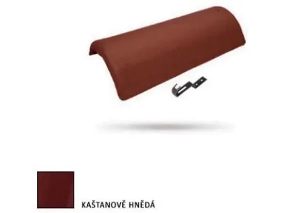 Bramac EU STAR hřebenáč s příchytkou kaštanová