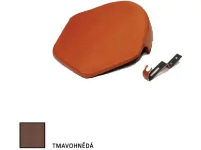 Bramac EU Protector Plus hřebenová uzávěra s příchytkou tmavě hnědá