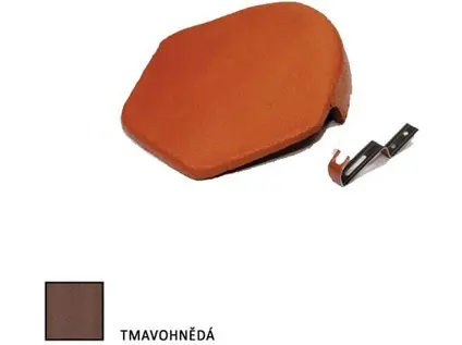 Bramac EU Protector Plus hřebenová uzávěra s příchytkou tmavě hnědá