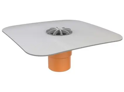 Balkonová vpusť TOPWET TWB 75 PVC S