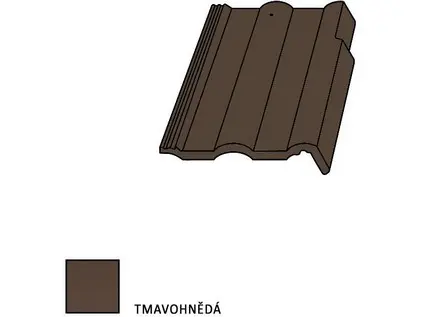 Bramac Classic taška pravá tmavě hnědá