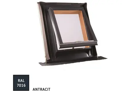 Střešní vikýř UNI profilovaná krytina 600x600mm RAL 7016 antracit