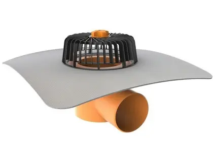 Střešní vpusť TOPWET TW 125 PVC V