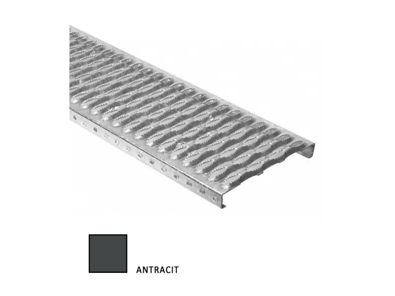 Stoupací plošina rošt 600x250 antracit