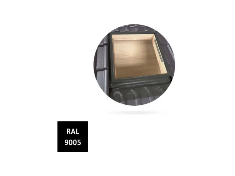 Bramac Luminex 60 60x60 ALU černá RAL 9005