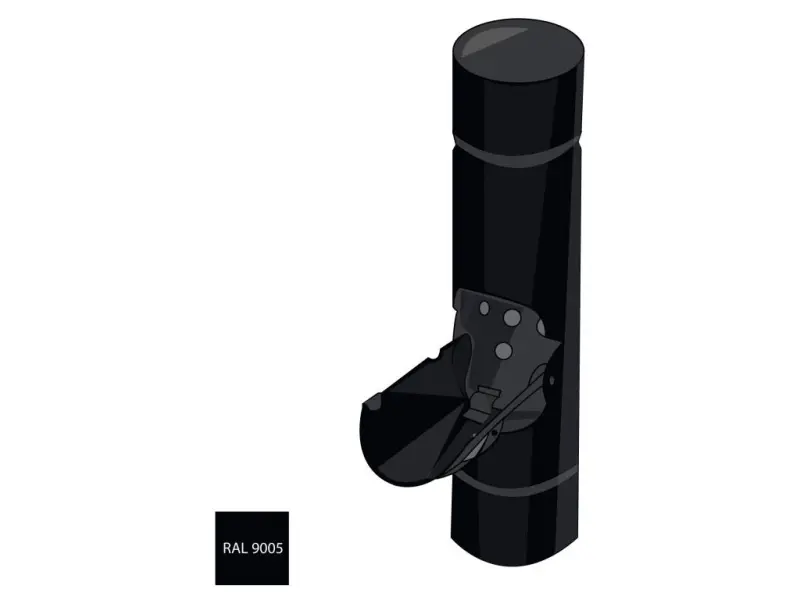 Pozinkovaný odvaděč vody 90 mm RAL 7016 antracitová barva