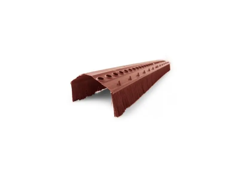 Pás hřebene s kartáčem 62mm/1bm červený