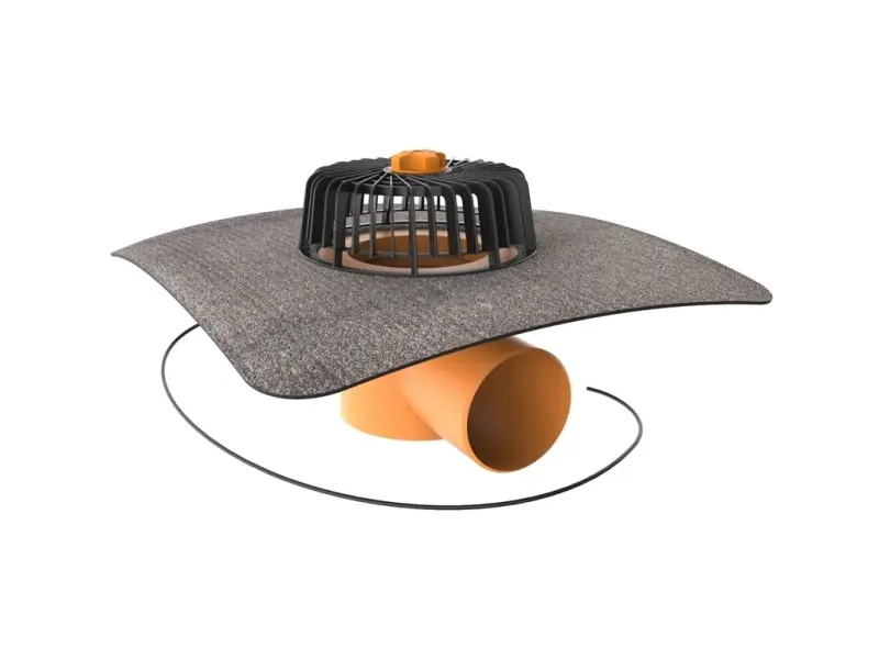 Střešní vpusť TOPWET TWE 125 BIT V