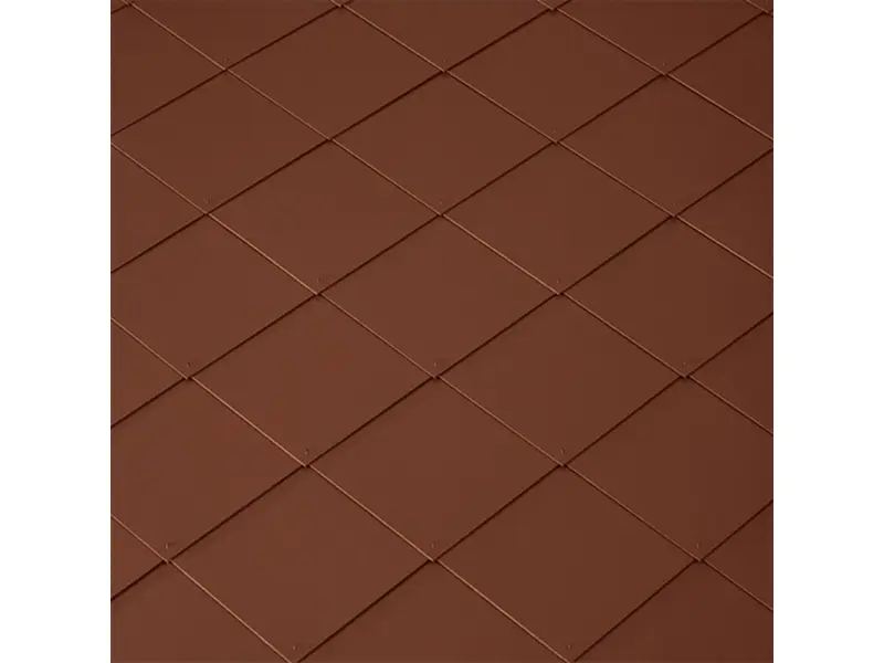 Eternit CEDRAL šablona hladká 400x400 mm červená