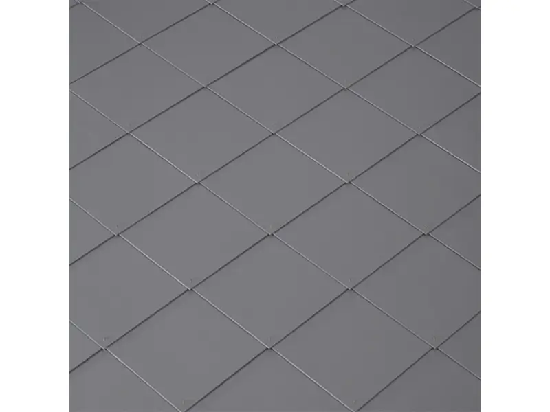 Eternit CEDRAL šablona hladká 400x400 mm světle šedá