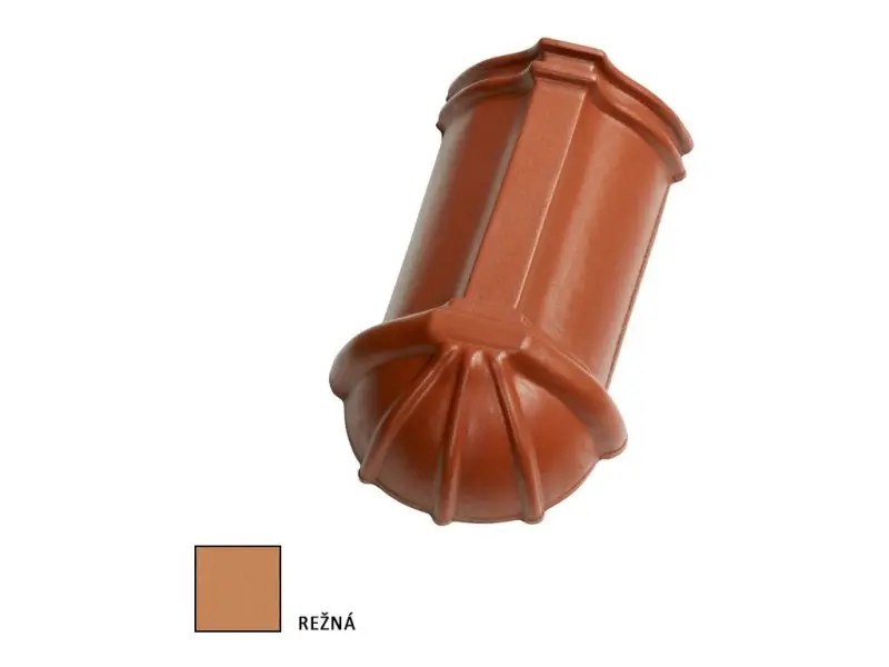Tondach HR ukončení hřebenáče š.21 nárožní dlouhé režné