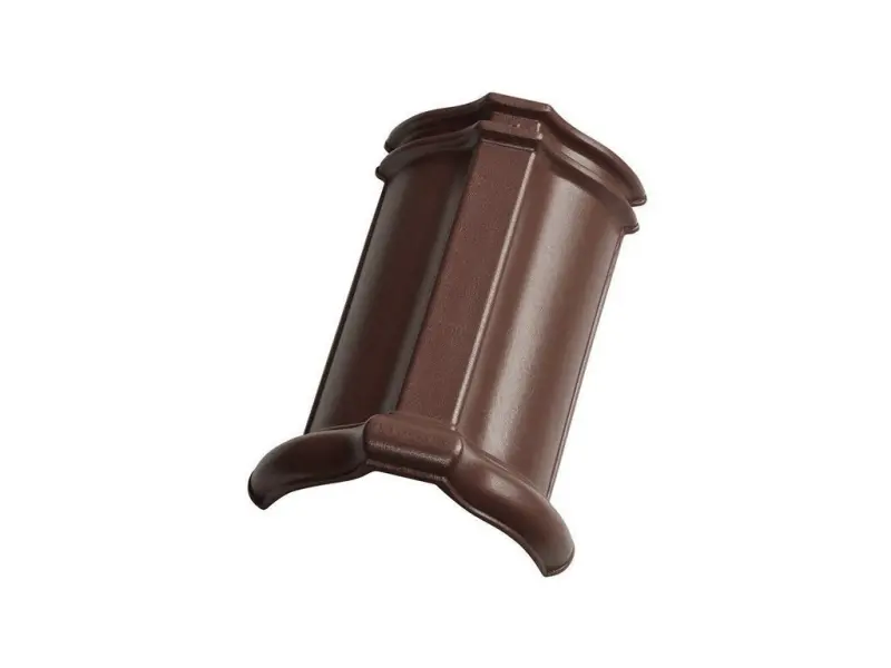 Tondach ST hřebenáč drážkový š.21 tmavě hnědá engoba