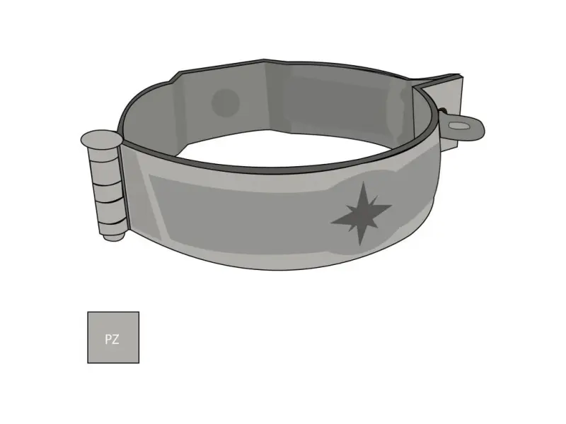 Pozinkovaná objímka 100 mm bez hrotu M10