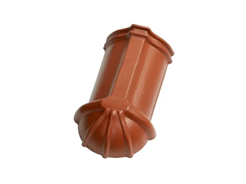 Tondach HR ukončení hřebenáče š.21 nárožní dlouhé červená engoba