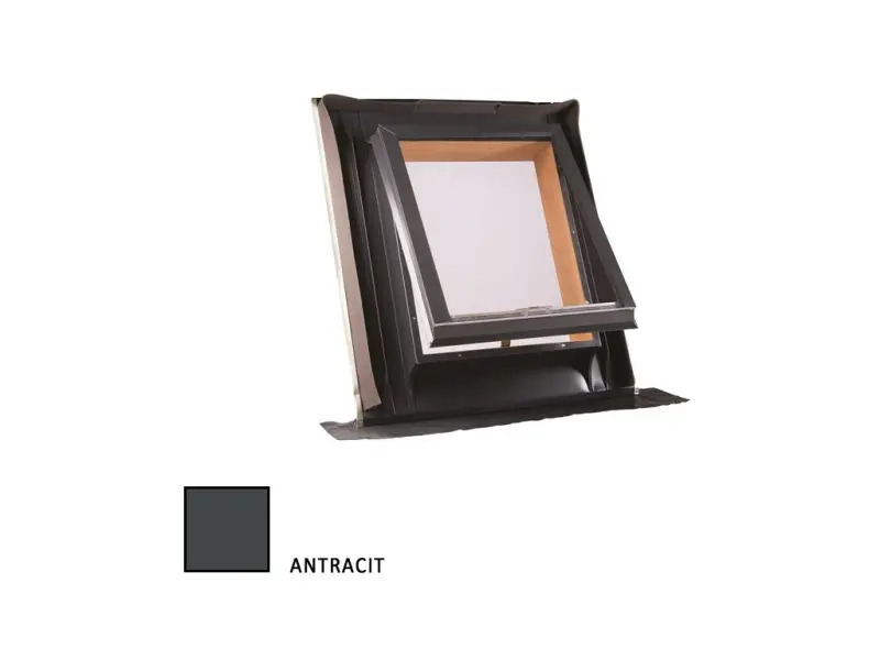 Střešní vikýř UNI profilovaná krytina 600x600 mm, antracit AL