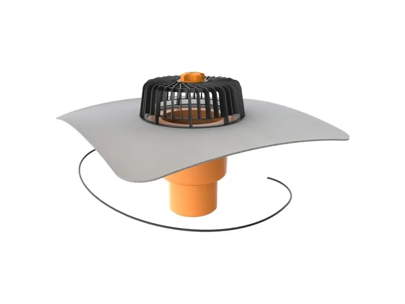 Střešní vpusť TOPWET TWE 160 PVC S