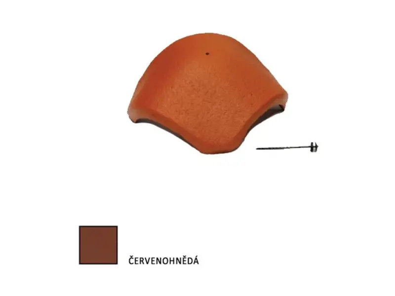 Bramac hřebenáč rozdělovací protector s hřebem červenohnědá