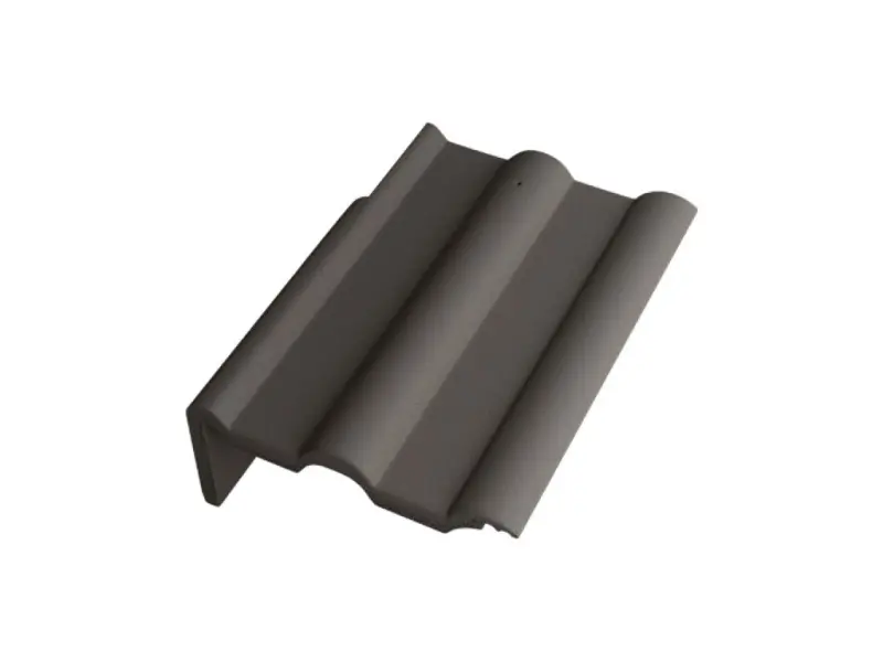 Betonpres Optimal tvarovka okrajová levá břidlicově černá