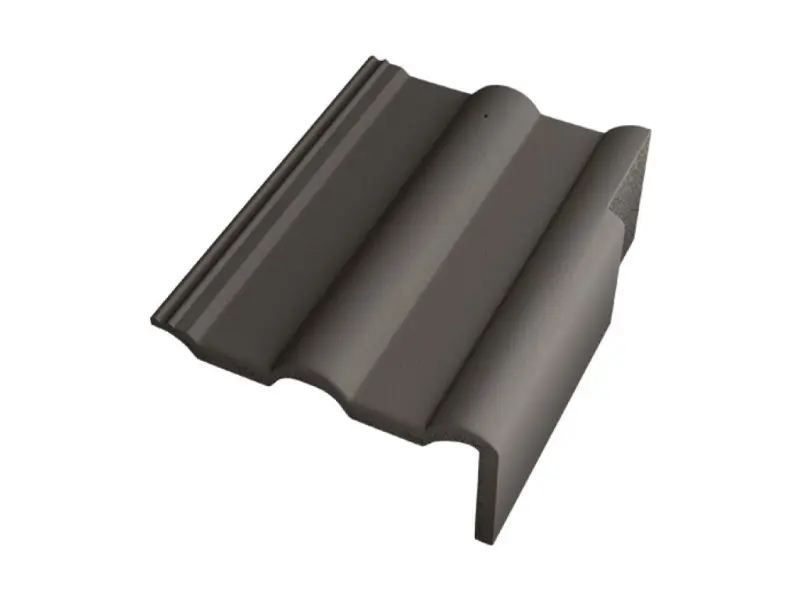 Betonpres Optimal tvarovka okrajová pravá břidlicově černá