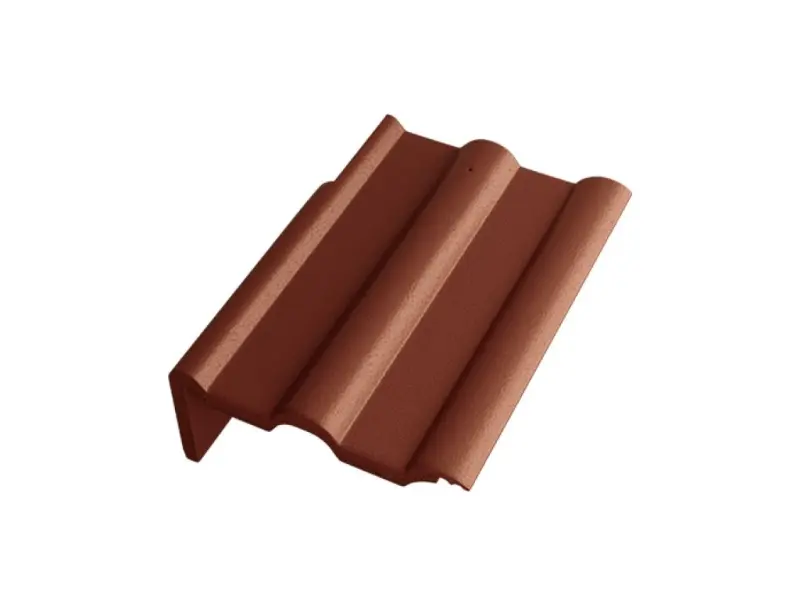 Betonpres Exclusiv tvarovka okrajová levá červenohnědá