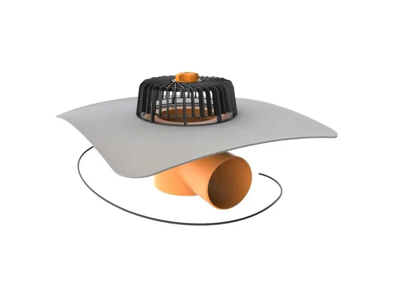 Střešní vpusť TOPWET TWE 110 PVC V