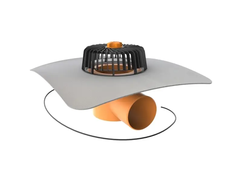 Střešní vpusť TOPWET TWE 125 PVC V