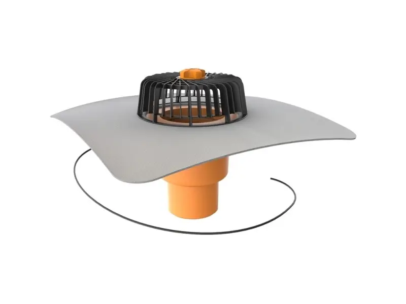 Střešní vpusť TOPWET TWE 75 PVC S