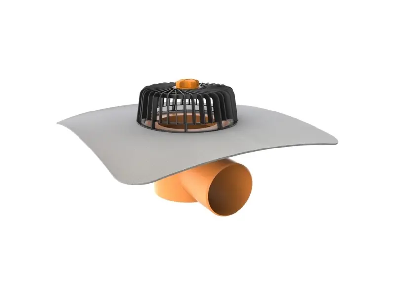 Střešní vpusť TOPWET TW 75 PVC V