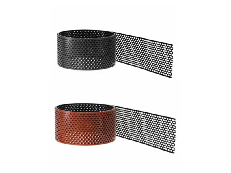 Bramac větrací pás okapní 100mm ALU červená/černá (5bm/role)