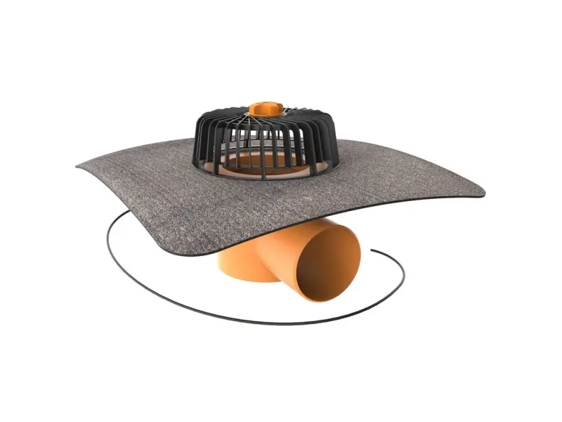 Střešní vpusť TOPWET TWE 75 BIT V