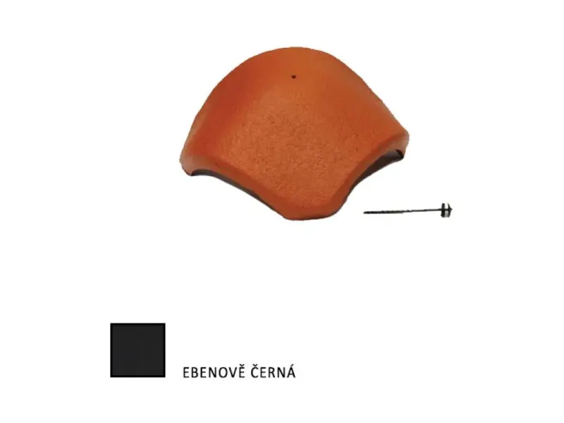 Bramac EU rozdělovací hřebenáč s vrutem Protector ebenově černá