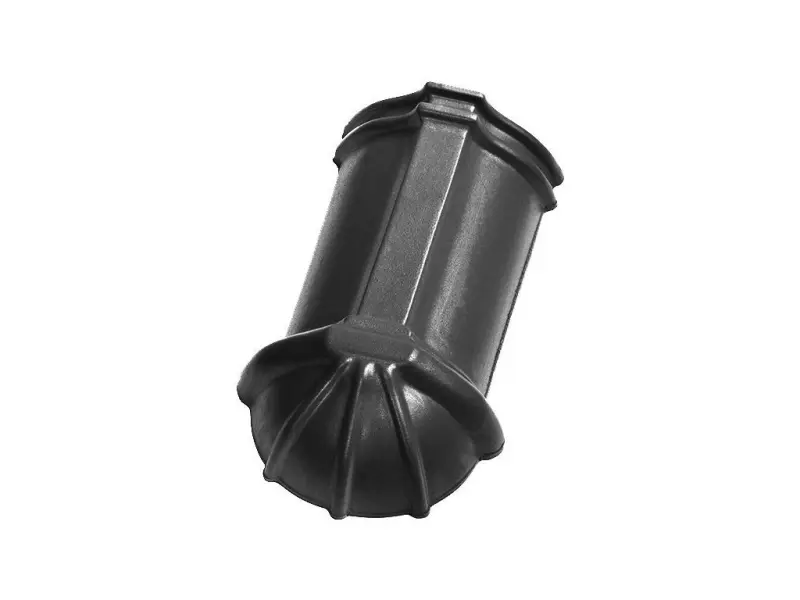 Tondach Stod ukončení hřebenáče dlouhé 21 cm glazura černá