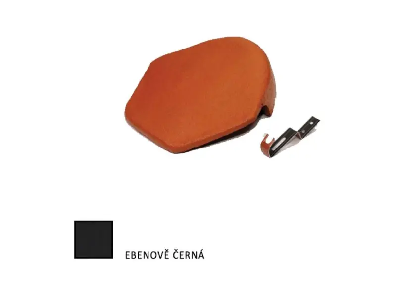 Bramac EU uzávěra hřebene s příchytkou ebenově černá