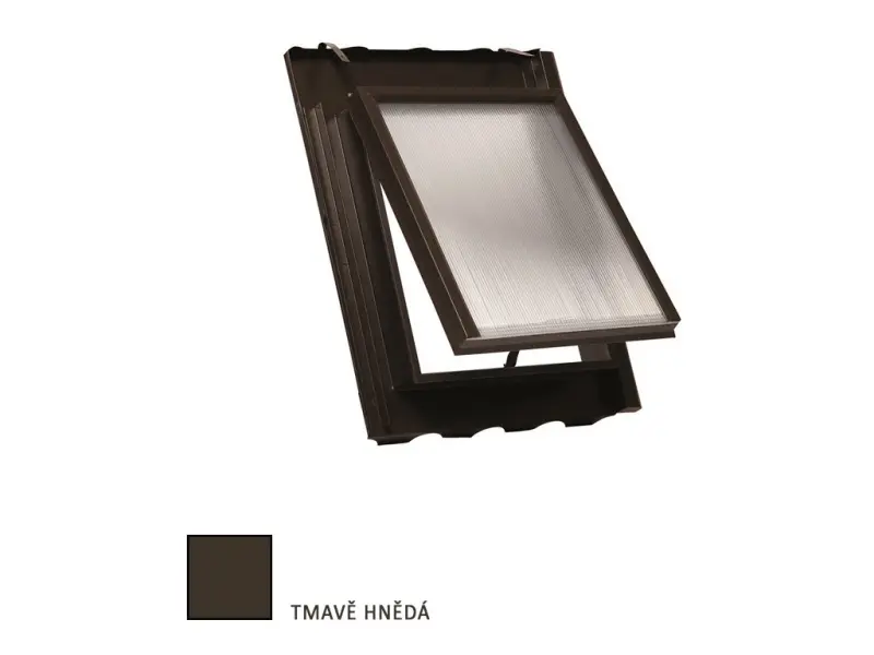 Střešní vikýř Speciál 500x600mm Bramac AT, KM Beta-nová tmavě hnědá