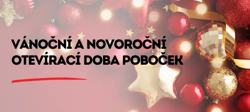 Vánoční a novoroční otevírací doba