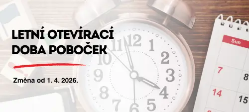 Letní otevírací doba