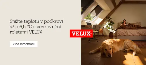 Příjemný chládek s venkovními roletami VELUX